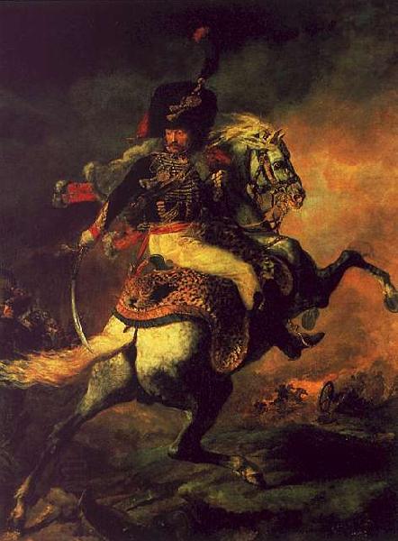  Theodore   Gericault Officer of the Hussars China oil painting art